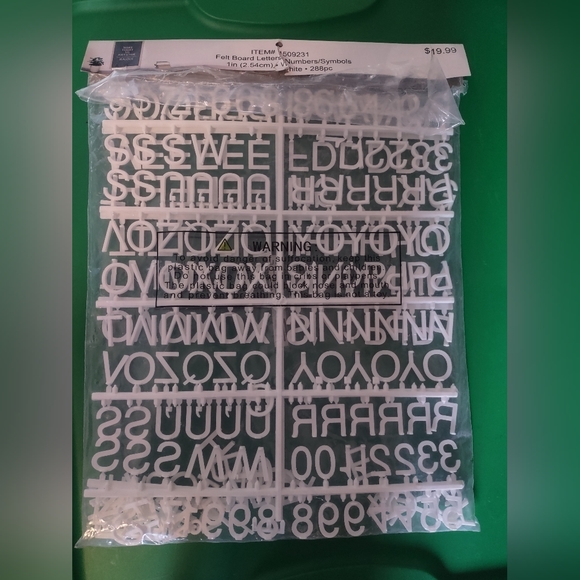 Other - Message Board Letters & Numbers